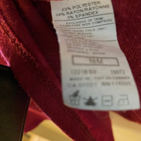 Plum symmetrical blouse size medium - Picture 7 of 10